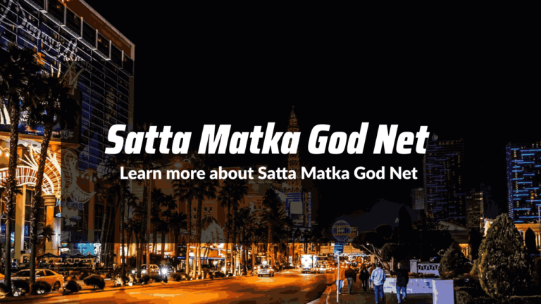 How Satta Matka God Net Can Help You Relax and De-Stress