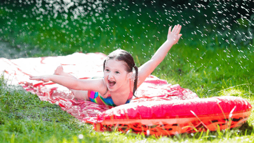 Cool Down with an Epic Lawn Water Slide Adventure
